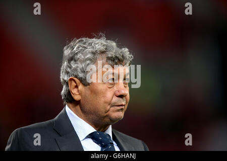 Football - Ligue des champions de l'UEFA - Groupe A - Bayer Leverkusen / Shakhtar Donetsk - BayArena. Shakhtar Donetsk Manager Mircea Lucescu Banque D'Images