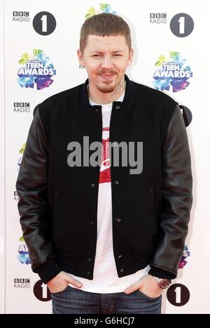 Le professeur Green arrive aux prix BBC radio 1 Teen au Wembley Arena de Londres. Banque D'Images
