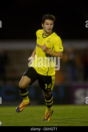 Football - Ligue des jeunes de l'UEFA - Groupe F - Arsenal v Borussia Dortmund - Meadow Park Banque D'Images