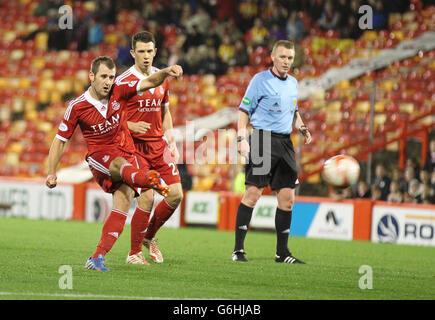 Soccer - Scottish Premiership - Aberdeen v Partick Thistle - Pittodrie Stadium Banque D'Images