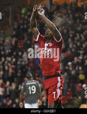 Soccer - Scottish Premiership - Aberdeen v Partick Thistle - Pittodrie Stadium Banque D'Images