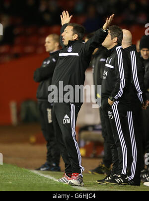 Soccer - Scottish Premiership - Aberdeen v Partick Thistle - Pittodrie Stadium Banque D'Images