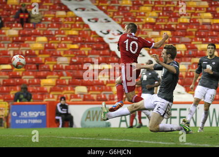 Soccer - Scottish Premiership - Aberdeen v Partick Thistle - Pittodrie Stadium Banque D'Images