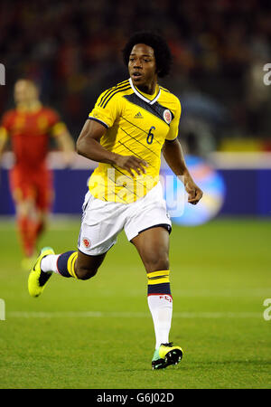 Football - International friendly - Belgique / Colombie - Stade du Roi Baudouin. Carlos Sanchez, Colombie Banque D'Images