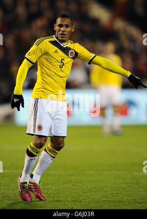 Football - International friendly - Belgique / Colombie - Stade du Roi Baudouin. Aldo Ramirez, Colombie Banque D'Images