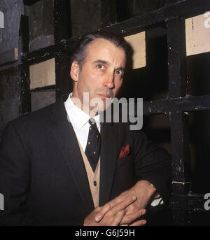 L'acteur Christopher Lee assiste à une fête d'anniversaire dans la Chambre des horreurs de Madame Tussauds. Banque D'Images