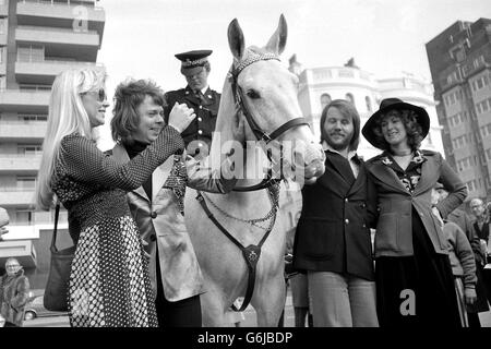 Groupe de pop suédois Abba Banque D'Images