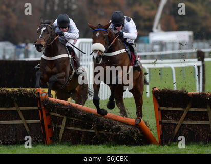 Les courses de chevaux - Betfair Chase Festival - Jour deux - Haydock Park Racecourse Banque D'Images