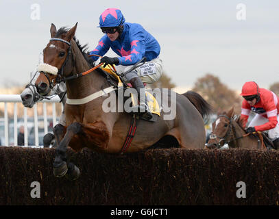 Les courses de chevaux - Betfair Chase Festival - Jour deux - Haydock Park Racecourse Banque D'Images