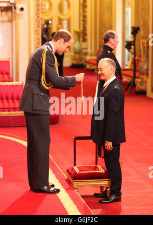 D'investiture au palais de Buckingham Banque D'Images