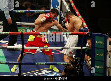 Boxe - Anthony Crolla v Stephen Foster - Intercontinental WBO Titre Léger - Aréna Phones 4u Banque D'Images