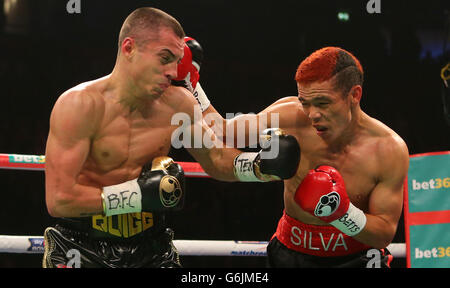 Boxe - Scott Quigg v Diego Oscar Silva - monde WBA poids coq Super Titre - Aréna Phones 4u Banque D'Images