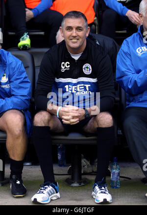 Soccer - Sky Bet Championship - Wigan Athletic v Derby County - DW Stadium. Owen Coyle, directeur de Wigan Athletic Banque D'Images