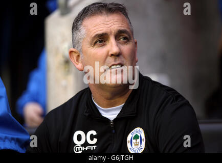 Soccer - Sky Bet Championship - Wigan Athletic v Derby County - DW Stadium. Owen Coyle, directeur de Wigan Athletic Banque D'Images