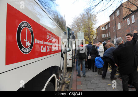 Sky Bet Championship Soccer - - Charlton Athletic v Ipswich Town - La Vallée Banque D'Images