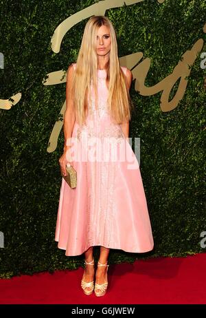 British Fashion Awards 2013 - Londres.Laura Bailey arrive pour les British Fashion Awards 2013, au London Coliseum, St Martin's Lane, Londres. Banque D'Images