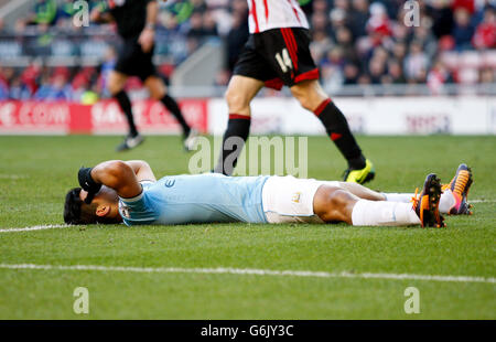 Soccer - Barclays Premier League - Sunderland v Manchester City - Stade de la lumière Banque D'Images