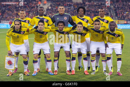 Football - International friendly - Belgique / Colombie - Stade du Roi Baudouin. Groupe d'équipe Colombie Banque D'Images