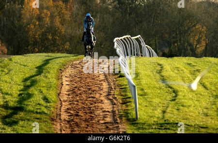 Thoging Home, criblé par Tom Bellamy, fait son chemin pour publier pour le PP Electrical Systems soutenant l'obstacle de la place de Paul sur l'hippodrome de Paul's place Raceday à l'hippodrome de Chepstow. Banque D'Images