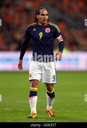 Football - International friendly - pays-Bas / Colombie - Amsterdam Arena. Radamel Falcao, Colombie Banque D'Images