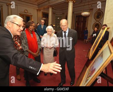 Reine reçoit l'Art autochtone Banque D'Images