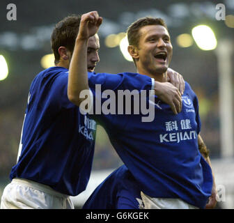 Everton v Wolves Banque D'Images