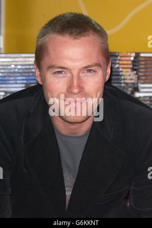 Ronan Keating Apple iPod Banque D'Images