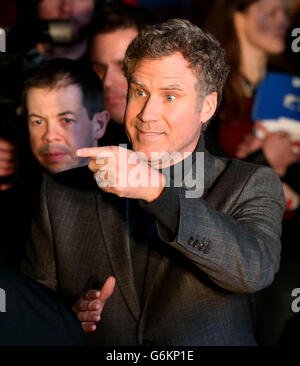 Will Ferrell assiste à la première irlandaise d'Anchorman 2: The Legend continue, au Savoy Cinema à Dublin ce soir. Banque D'Images