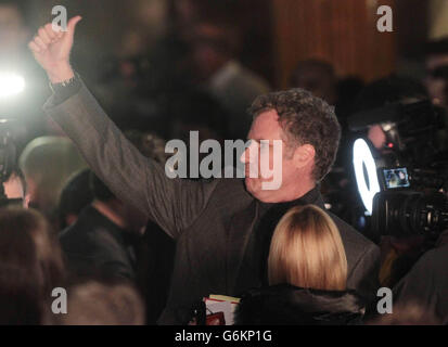 Will Ferrell assiste à la première irlandaise d'Anchorman 2: The Legend continue, au Savoy Cinema à Dublin ce soir. Banque D'Images