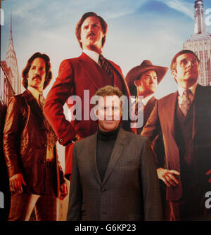 Will Ferrell assiste à la première irlandaise d'Anchorman 2: The Legend continue, au Savoy Cinema à Dublin ce soir. Banque D'Images