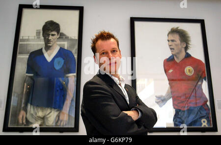 Les portraits de footballeur Mark Ianson Banque D'Images