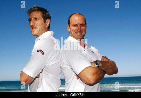 Greenwood et Dallaglio Angleterre Photo Banque D'Images