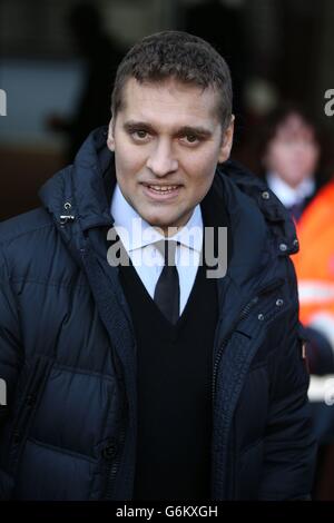 Ancien joueur Aston Villa Stiliyan Petrov le match de la Barclays Premier League à Villa Park, Birmingham. Banque D'Images