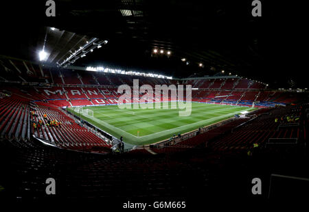 Football - Ligue des champions de l'UEFA - Groupe A - Manchester United / Shakhtar Donetsk - Old Trafford.Un point de vue général d'Old Trafford avant le match de l'UEFA Champions League contre Shakhtar Donetsk Banque D'Images