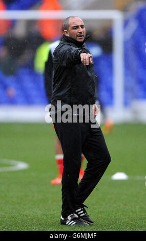 Football - Championnat Sky Bet - Ipswich Town / Charlton Athletic - Portman Road. Alex Dyer, directeur adjoint de Charlton Athletic Banque D'Images