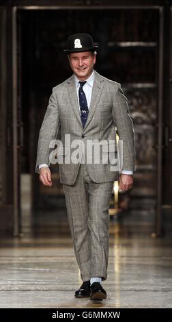 Hackett London - catwalk Collection : les hommes 2014 Banque D'Images