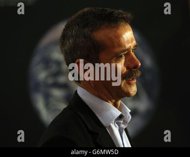 Chris Hadfield participe à l'appel de photo - London Banque D'Images