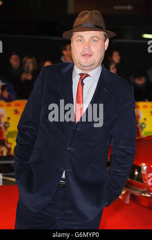 Al Murray arrive à la première mondiale du film Harry Hill, au cinéma vue, Leicester Square, Londres. Banque D'Images