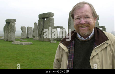 Bill Bryson Stonehenge Banque D'Images