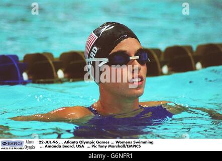 Natation pour Femme. 22-JUL-96. Jeux olympiques d'Atlanta. Natation pour Femme. Amanda Beard, États-Unis Banque D'Images