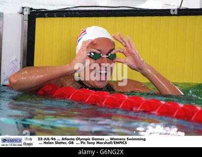 Natation pour Femme. 22-JUL-96. Jeux olympiques d'Atlanta. Natation pour Femme. Helen Slatter, GB Banque D'Images