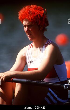 22-JUL-96. Jeux olympiques d'Atlanta. Aviron. K.Rutschow, Allemagne Banque D'Images