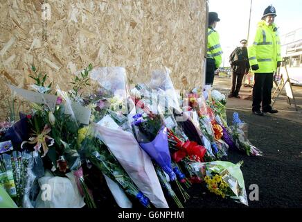 POLICE tir Banque D'Images