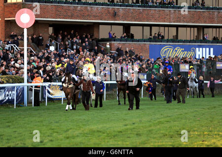 Les courses de chevaux - 2013 William Hill Winter Festival - Jour 1 - Kempton Park Racecourse Banque D'Images