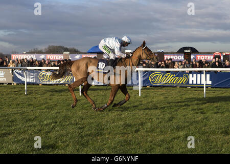 Les courses de chevaux - 2013 William Hill Yorkshire Winter Festival - Jour 1 - Hippodrome Wetherby Banque D'Images