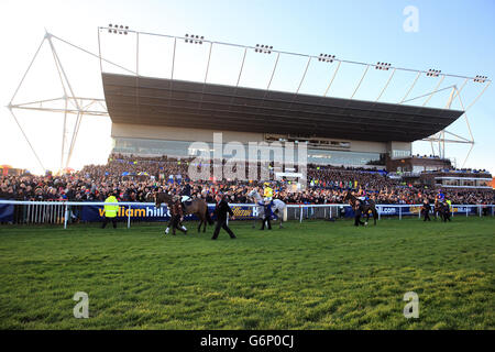 Les courses de chevaux - 2013 William Hill Winter Festival - Jour 1 - Kempton Park Racecourse Banque D'Images