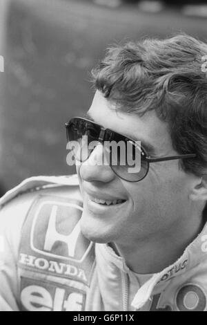 Motor Racing - Formule 1 - Ayrton Senna Banque D'Images