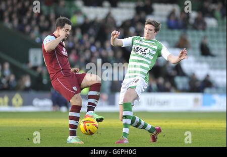 Sky Bet Championship Soccer - - Yeovil Town v Burnley - Huish Park Banque D'Images