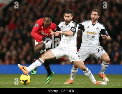 Soccer - Barclays Premier League - Manchester United v Swansea City - Old Trafford Banque D'Images