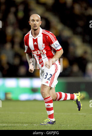 Football - Barclays Premier League - Hull City / Stoke City - KC Stadium. Stephen Irlande, Stoke City Banque D'Images